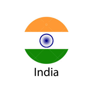 India flag.